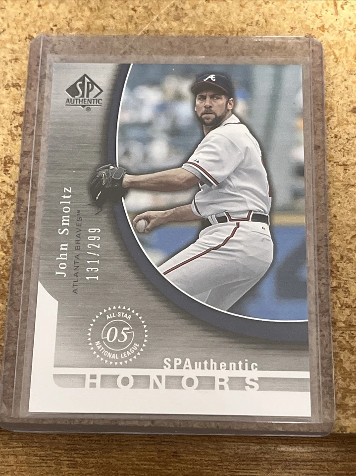 John Smoltz - 2005 UD SP Authentic Honors #SH-SM - NUMBERED. /299 - NICE! - Image 1 of 1
