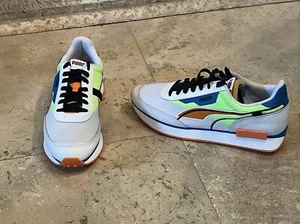 PUMA Future Rider Twofold 'White Green Glare Size 11.5 - Picture 1 of 9