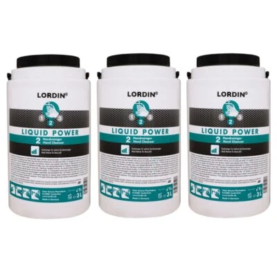 Greven Lordin Liquid Power 3 x 3000 ml Handreiniger für starke Verschmutzung
