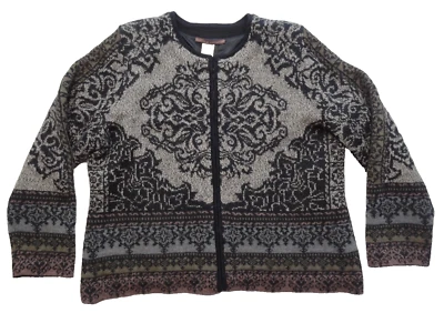 Peruvian Connection Petite XLP PXL 100% Alpaca Blazer Sport Coat Front Zip Lined - Image 1 of 4