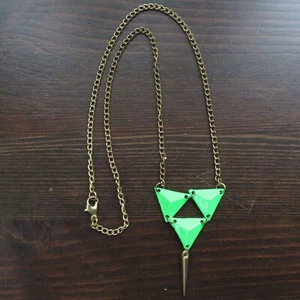 Halskette mit Anhänger Modeschmuck 70er Kette Modell02 - Picture 1 of 2