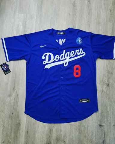 Kobe Bryant #8/24 Blue Los Angeles Dodgers Jersey Cover