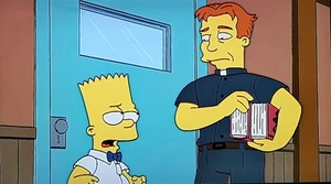 Die Simpsons Produktionszeichnung Cel Art Cartoon Animation Staffel 16 Vater Sean - Bild 1 von 13