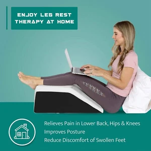 Knee Leg Elevation Wedge Pillow Back Hip Support help Injury Recovery 51x59×15cm - Picture 1 of 11