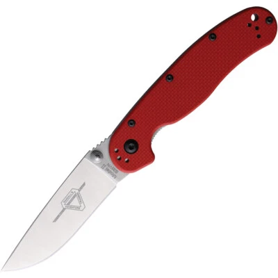 Ontario RAT II Linerlock Red Smooth G10 Folding S35VN Pocket Knife 8064 - Image 1 of 4