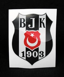 Turkish Super Lig Football Club Besiktas JK Crest Logo Sticker - Picture 1 of 3