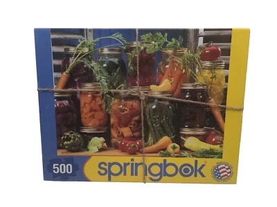 Canned Veggies Springbok 500 Piece Puzzle                                    PS3 - Image 1 of 4