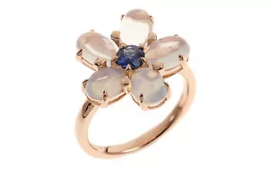 Ring 750/- Rotgold mit Saphir und Mondsteinen WERT 1.900€ - 769464 - Bild 1 von 1