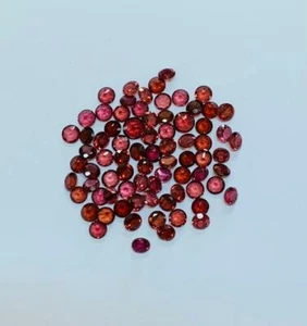 Garnet 4mm Rose Cut Loose Gemstones, 29.70ct, 92pcs - Picture 1 of 1