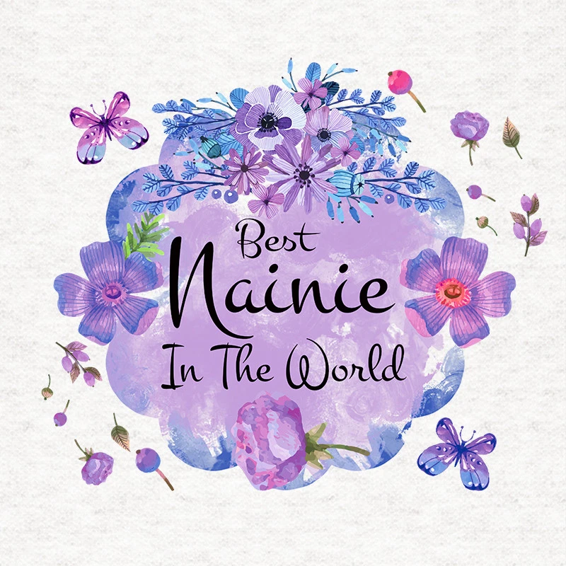 MOONLAKE DESIGNS Blumen Mutter oder Nana, Stoff Basteln Paneele 100% Baumwolle oder Polyester