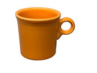Fiesta Mug TANGERINE Ring Handle Homer Laughlin Orange