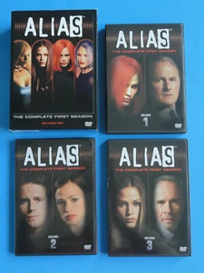 ALIAS :THE COMPLETE FIRST SEASON (6 DVD SET 2003) JENNIFER GARNER, VICTOR GARBER - Picture 1 of 11