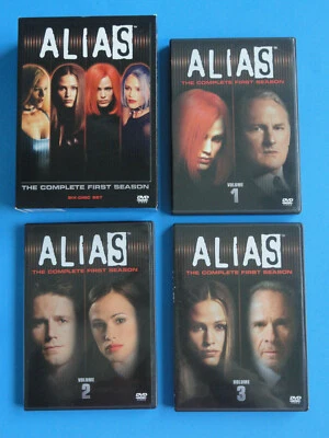 ALIAS :THE COMPLETE FIRST SEASON (6 DVD SET 2003) JENNIFER GARNER, VICTOR GARBER - Image 1 of 4