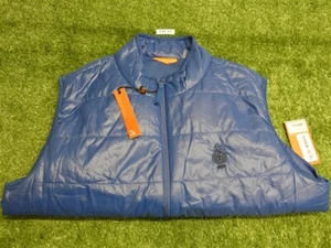 Redvanly Men's Bolton Golf Vest C.C. Logo Limoges Blue Extra Large - Picture 1 of 3