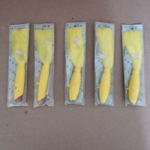 Vintage Deep Jig 10 & 12 Oz. Bucktails. Lead. Fishing Lures. Lot of 5. NOS. - Picture 1 of 8