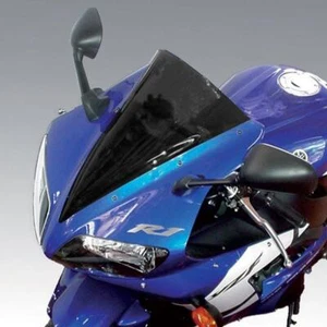 Isotta double bubble dark smoke windscreen Yamaha YZF R1 2002-2003 - Picture 1 of 5