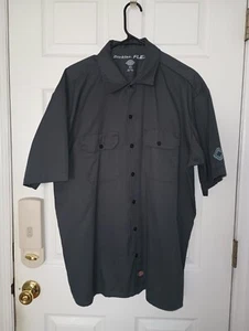 Dickies Flex Short Sleeve Men's Work Shirt Size XL Black - Picture 1 of 10