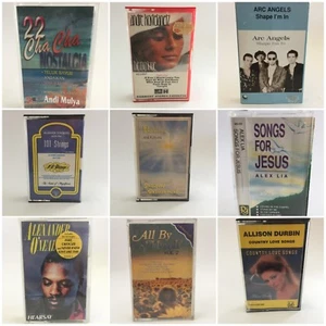 Bulk Lot of 9x Assorted Cassette Tapes Original (Batch #3) - Picture 1 of 10
