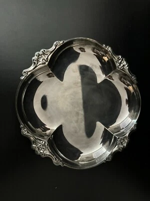  Plato de fiesta Empress International DeepSilver plateado - 7 pulgadas Foto 1 de 4