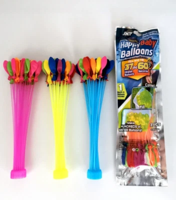 37pcs Water Balloons - Quick Fill Self-Sealing for Outdoor Summer Fun & Parties - Image 1 of 4