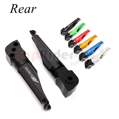 Clavijas de pie traseras estándar para pasajero Shinobi Fit Ducati 959 899 1299 1199 Panigale Foto 1 de 4