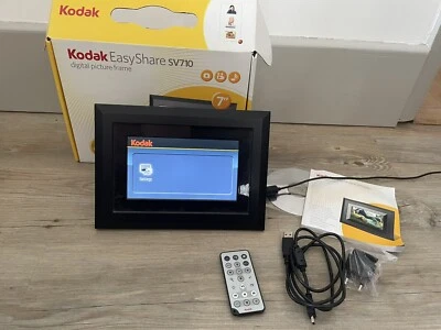 Kodak EasyShare SV710 7" Digital Picture Frame Boxed With Accessories Complete - Image 1 of 4