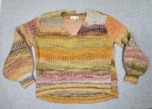 Neu ohne Etikett Lou And Gray & For Loft Pullover orange meliert Small S - Bild 1 von 8