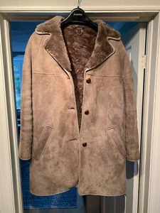 Morlands Aristocrat Leybourne ladies mole colour sheepskin coat size 12 - Picture 1 of 10