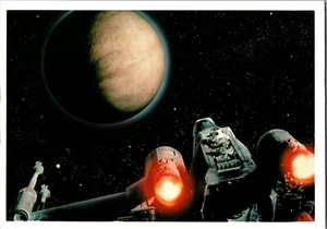 Tarjeta fotográfica gigante 1980 Topps Star Wars Empire Strikes Back #20 X-Wing Fighter - Imagen 1 de 2