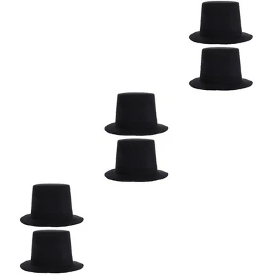 3 Pack Small Top Hat for Doll Clothes and Accessories Felt Dolls - Image 1 of 4