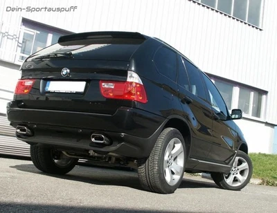 Fox Acero Inoxidable Duplex Racing Sistema Completo BMW X5 E53 4.4i 320CV 160x80mm Foto 1 de 3