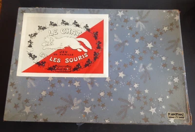 rare jeu Ancien Jeu de société Le Chat et les Souris De Veza Paris 1920 - Photo 1/4