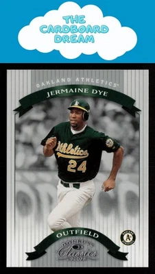 Jermaine Dye 2002 Donruss Classics #33 Oakland Athletics Baseball Card - Image 1 of 2