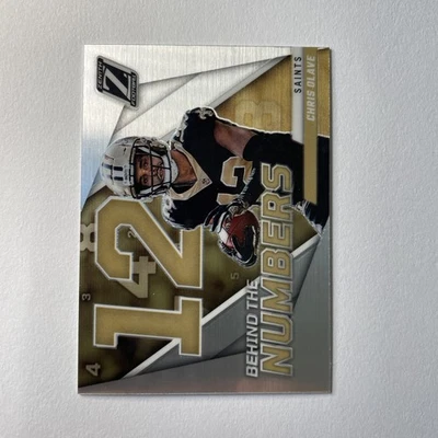 2022 Panini Zenith - Behind the Numbers Chris Olave #BN-CO Silver (RC) - Image 1 of 2