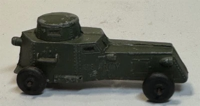 Vintage Tootsietoy U.S. Army Armored Car Diecast Prewar 1930s Military Toy - Image 1 of 4