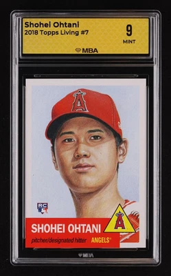 2018 Topps Living Shohei Ohtani #7 Rookie MBA 9 Foto 1 de 2