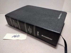 Holy Bible NIV 1984 Life Application Bible Large Print Bonded Leather Indexed Bl - Bild 1 von 19