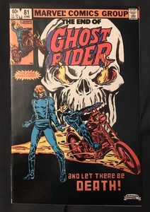 GHOST RIDER #81 (1983) Final issue..ORIGINAL OWNER COLLECTION...Around NM (9.4) - Picture 1 of 7