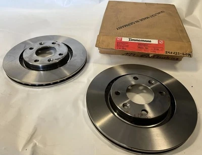 Discos de freno delanteros Zimmermann Ø 266mm CITROEN C2 C3 C4 PEUGEOT 206 207 307 Foto 1 de 4
