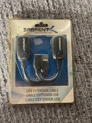 (New & Sealed) Sabrent USB-RJXT USB Extension Cable Over RJ45 Extender Adapter - Image 1 of 2
