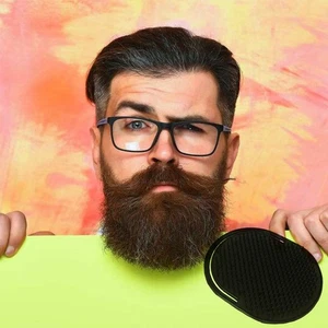 Fashion Scalp Massage Beard Brush Styling Tool Pocket Hair Comb Shampoo Comb - Photo 1/6