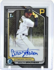 2024 Bowman Chrome - Prospect Autographs Bralyn Brazoban #CPA-BB Auto 1st Bowman - Picture 1 of 2