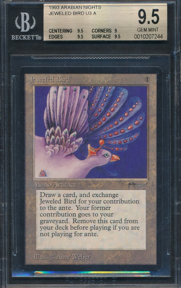 Arabian Nights Jeweled Bird BGS 9.5 Graded Magic MTG (7244) - Image 1 of 3