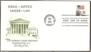 US SC# 1895 Flag- Court FDC. Coil, Artmaster Cachet. - Picture 1 of 1