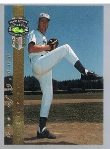 1992 Classic Four Sport Gold /9500 Chris Eddy #282 Royals TCU - Picture 1 of 1