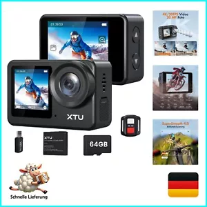 XTU S6 Actionkamera mit 64GB Karte & EIS – 2 Zoll Touchscreen, 40M wasserdicht - Bild 1 von 11