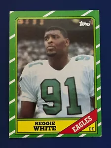 🏈 1986 Topps Football Base Card Rookie #275 Reggie WHITE 🏈 - Picture 1 of 2