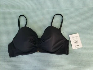 Catalina Swim Top Size 36/38C Black Women's Underwire Swims - Picture 1 of 12