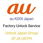 Factory Unlock Fast Service For Au KDDI Japan IPhone And IPad For Sale