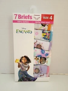 7 Pack Disney Encanto Girls Size 4 Panties New Cotton Underwear - Picture 1 of 3